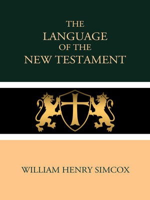 cover image of The Language of the New Testament